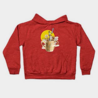 Floral cup Kids Hoodie